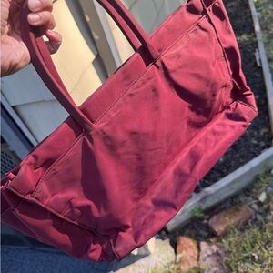 ❌❌❌ SOLD ❌❌❌. Prada Burgundy Nylon Tote with Top Handles